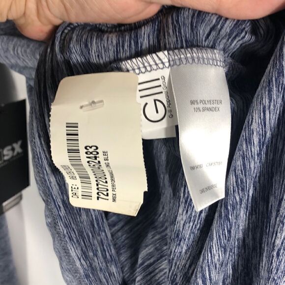 NFL MSX by Michael Strahan Heathered Gray Seahawks Performance Long Sleeve M - Picture 6 of 7